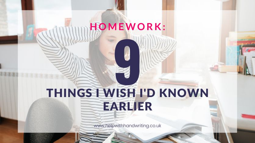 blog image for Homework: 9 Things I wish I'd known earlier