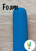 Photo of foam pencil grip