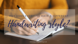 blog image handwriting styles