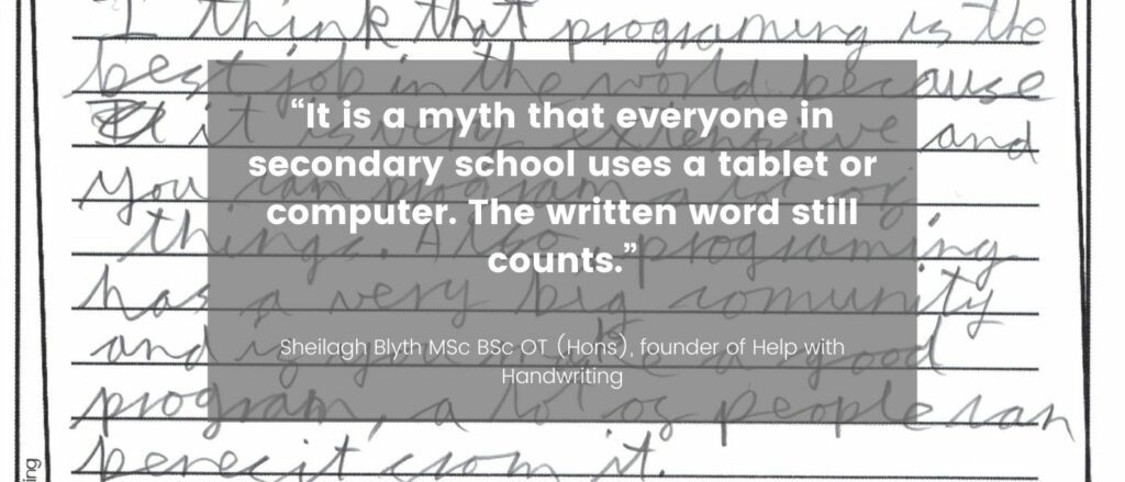handwriting practice for teenagers image Handwriting myth