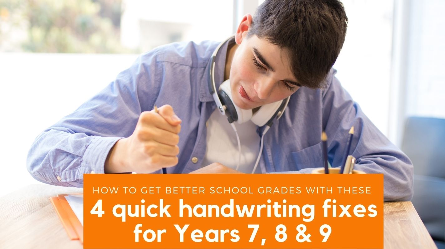 free handwriting resources image for How to get better school grades with these 4 quick fixes