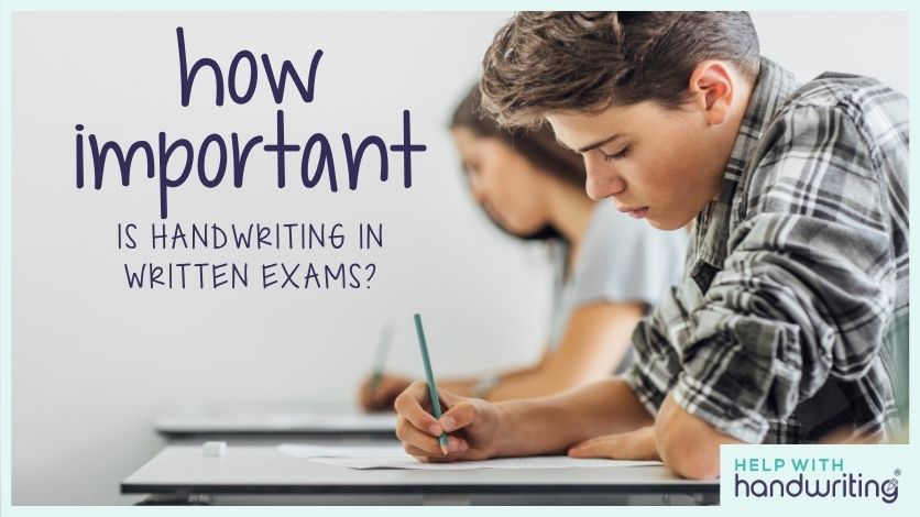 blog header image of how important is handwriting in exams