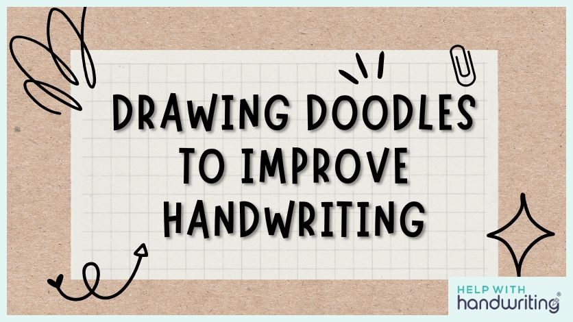 Blog image for Drawing doodles to improve handwriting blog