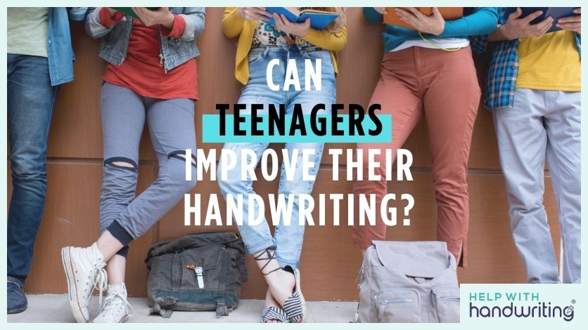 blog header image can teenagers improve their handwriting