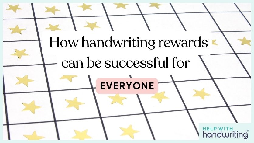 blog header image for handwriting rewards blog