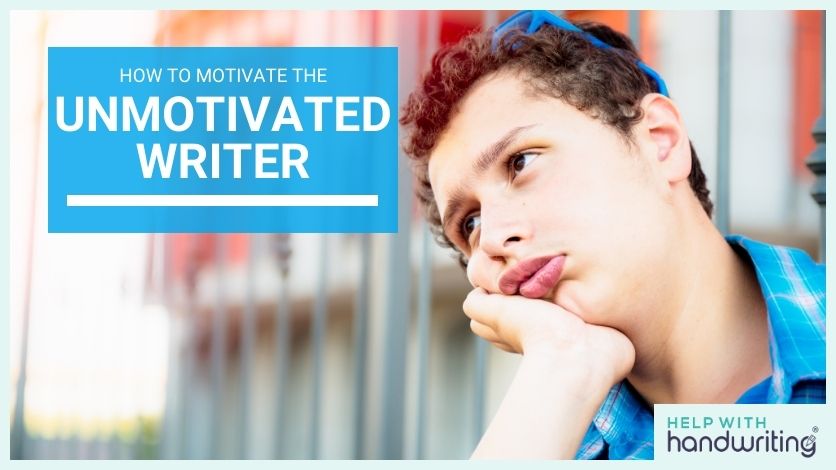 Blog header image how to motivate handwriting