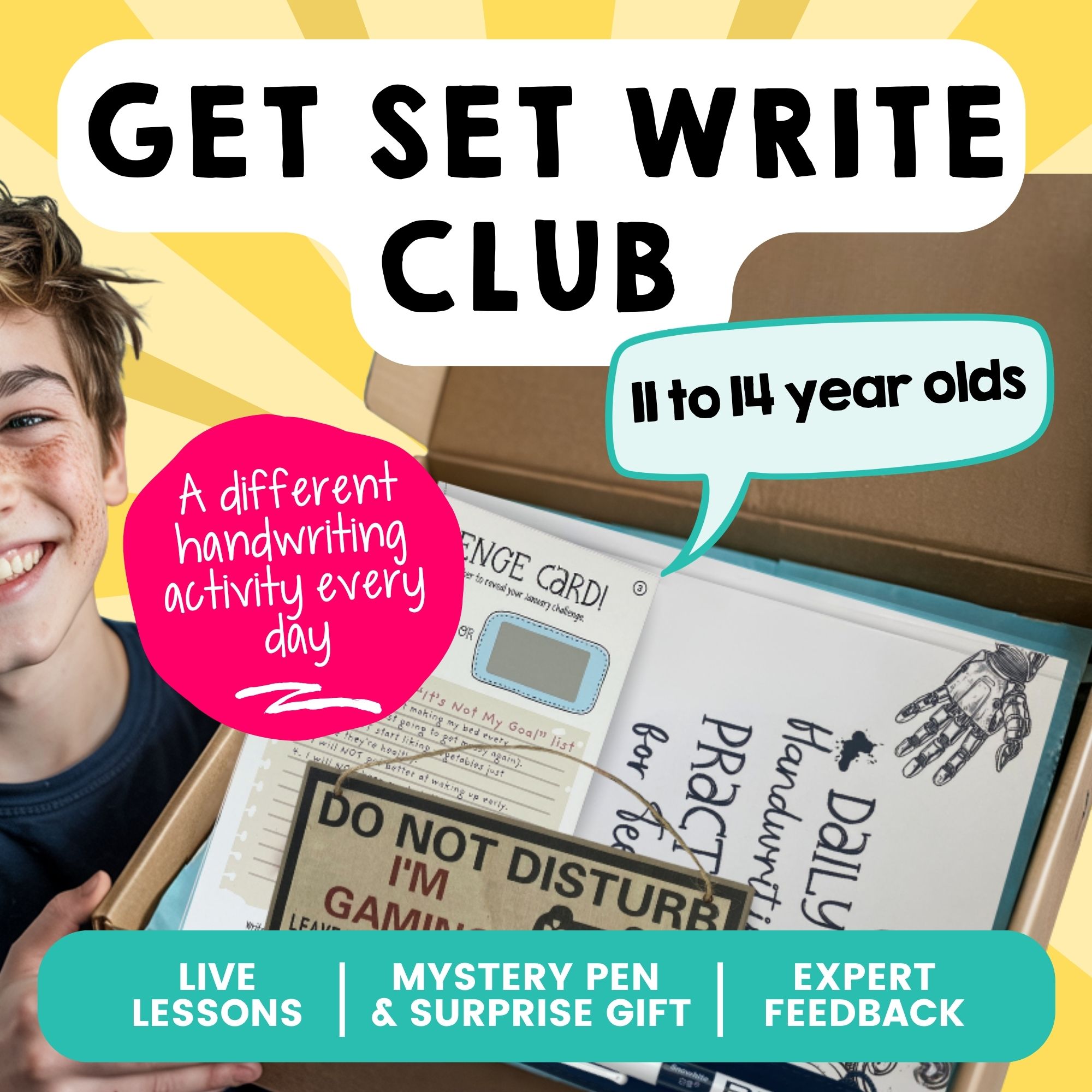 Monthly Handwriting Club: Boost Teen Legibility & Speed