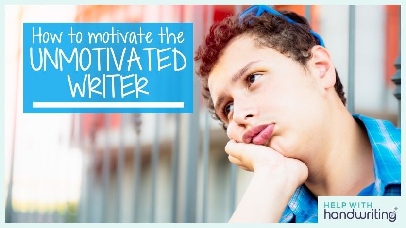 Blog header image how to motivate handwriting