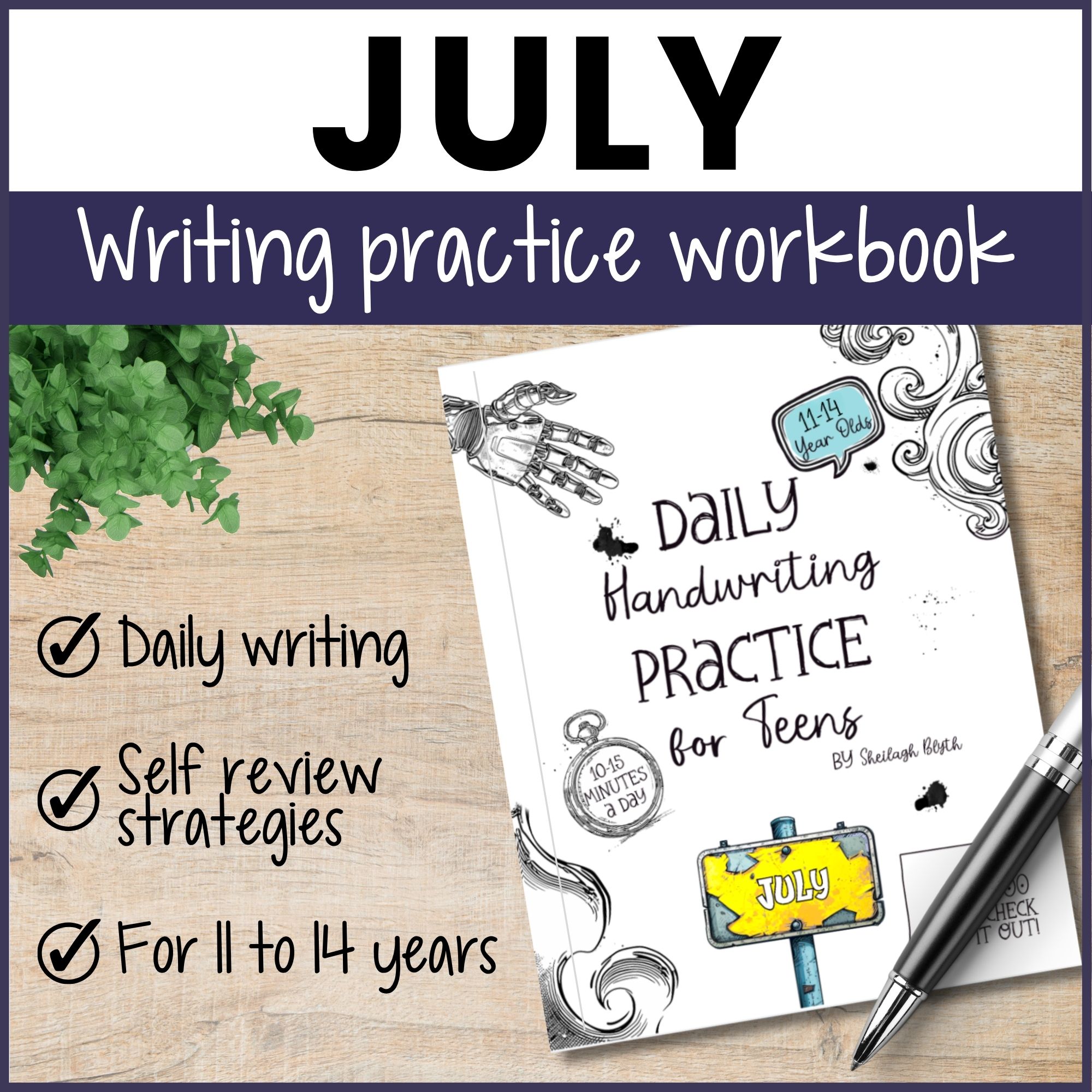 Cover image for July workbook