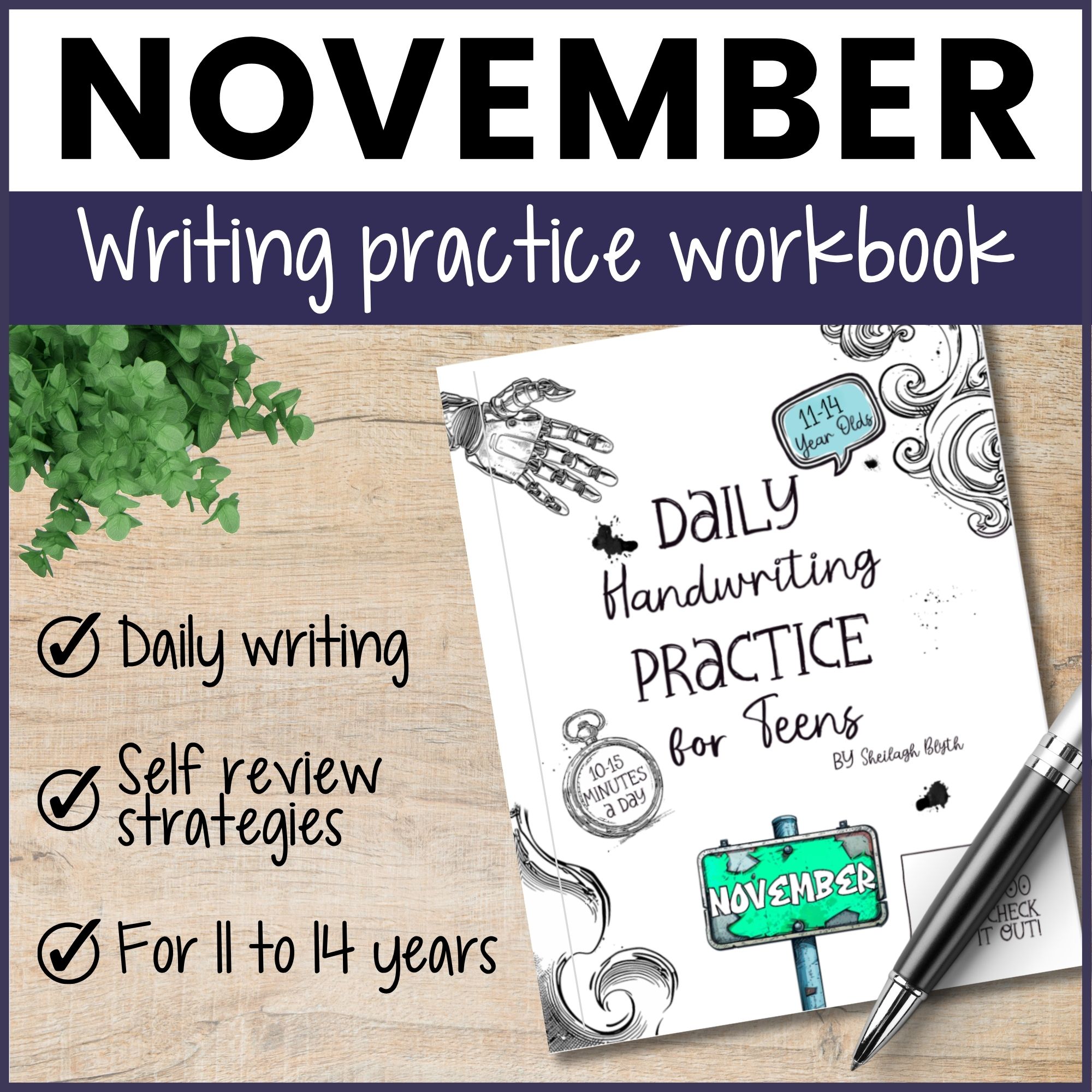 Cover image for November workbook