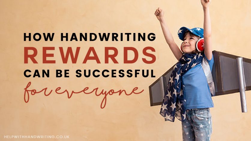 blog image for handwriting rewards blog